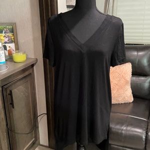 Cute VNeck Tunic with Lace up back